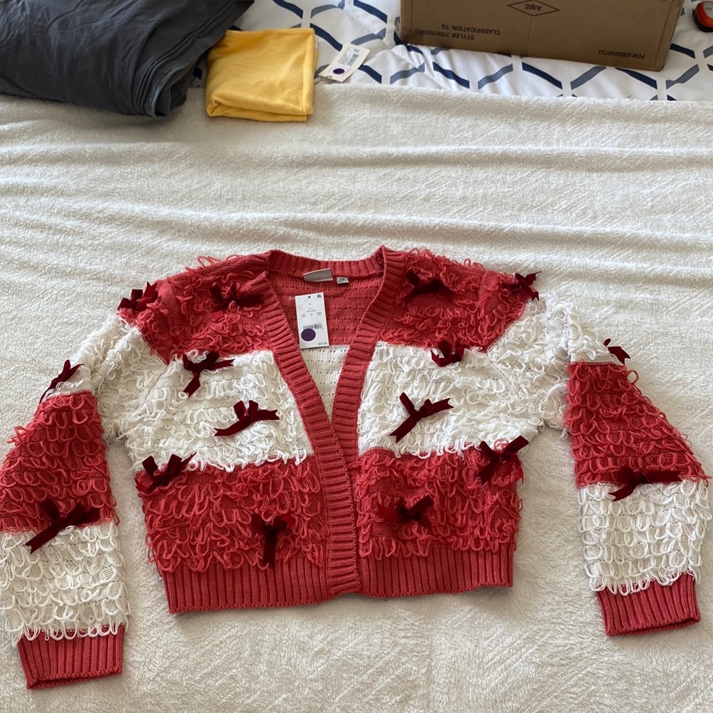 Girls large cardigan NWT